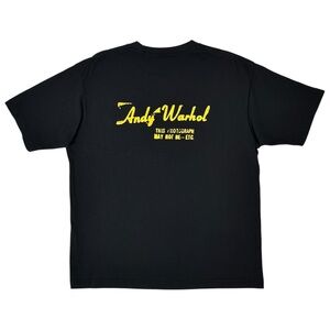 Limited Edition Uniqlo x SPRZNY x Andy Warhol Black Hamburger Print T-Shirt sz S